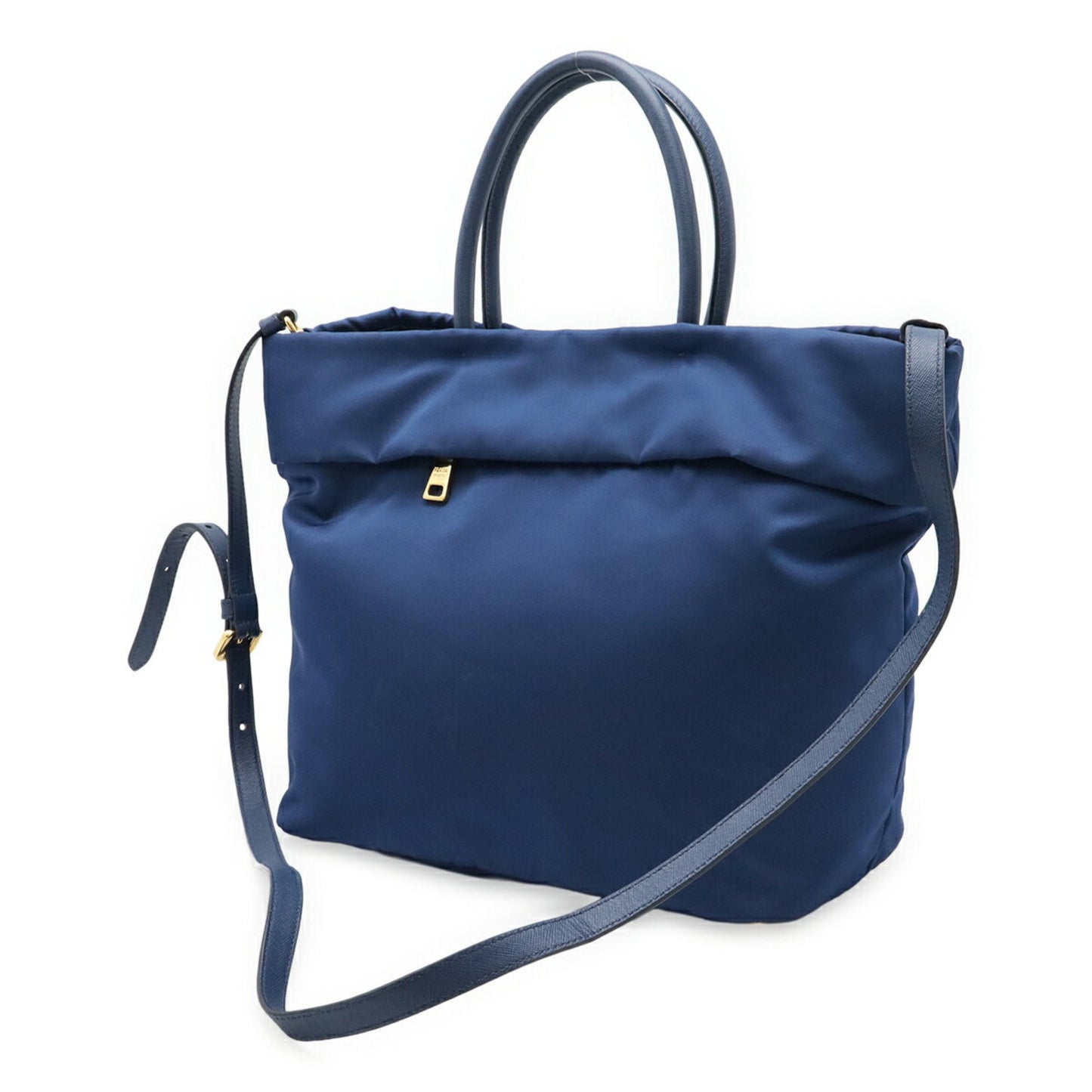 Prada Nylon Blue Handbags