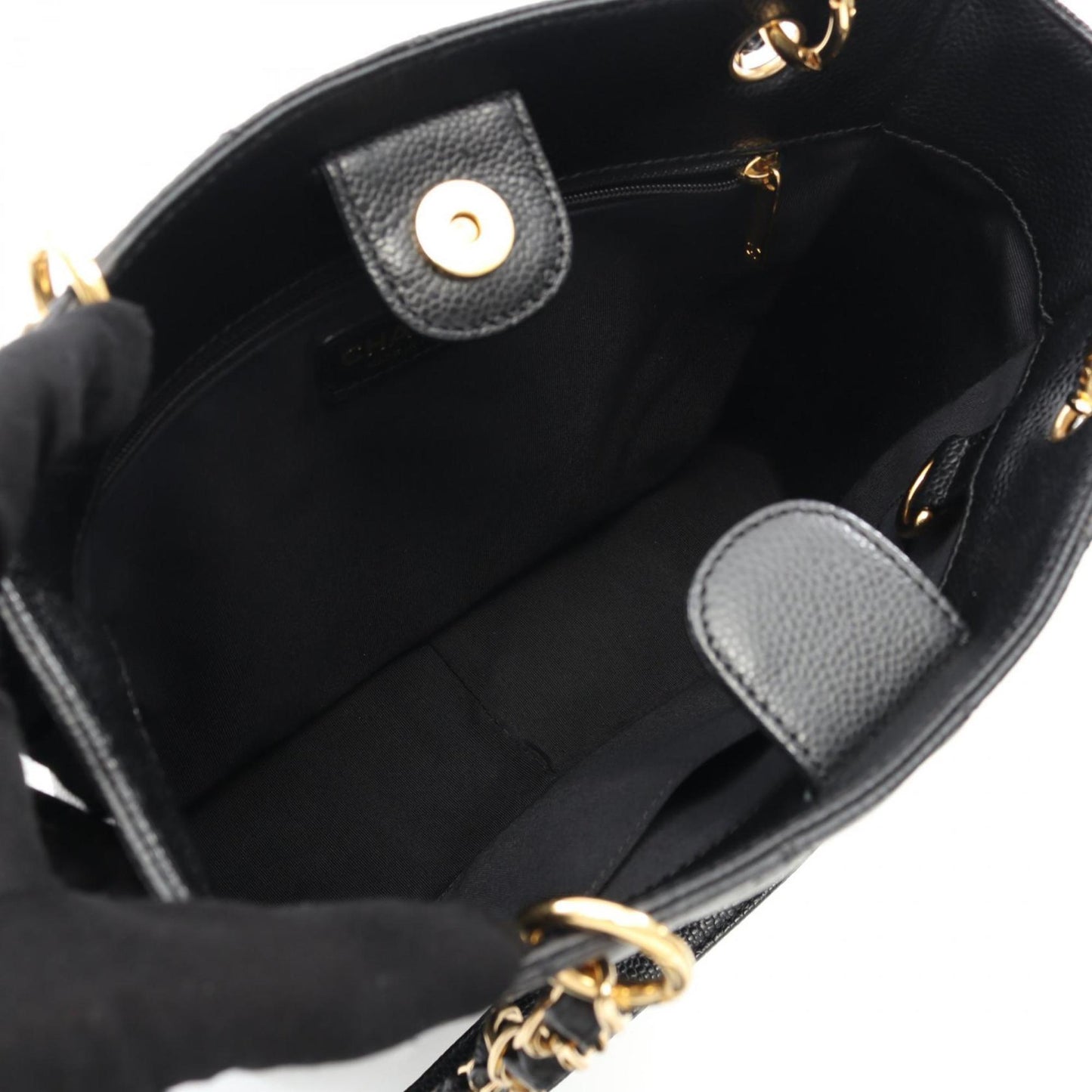 Chanel Calfskin Black Tote Bags