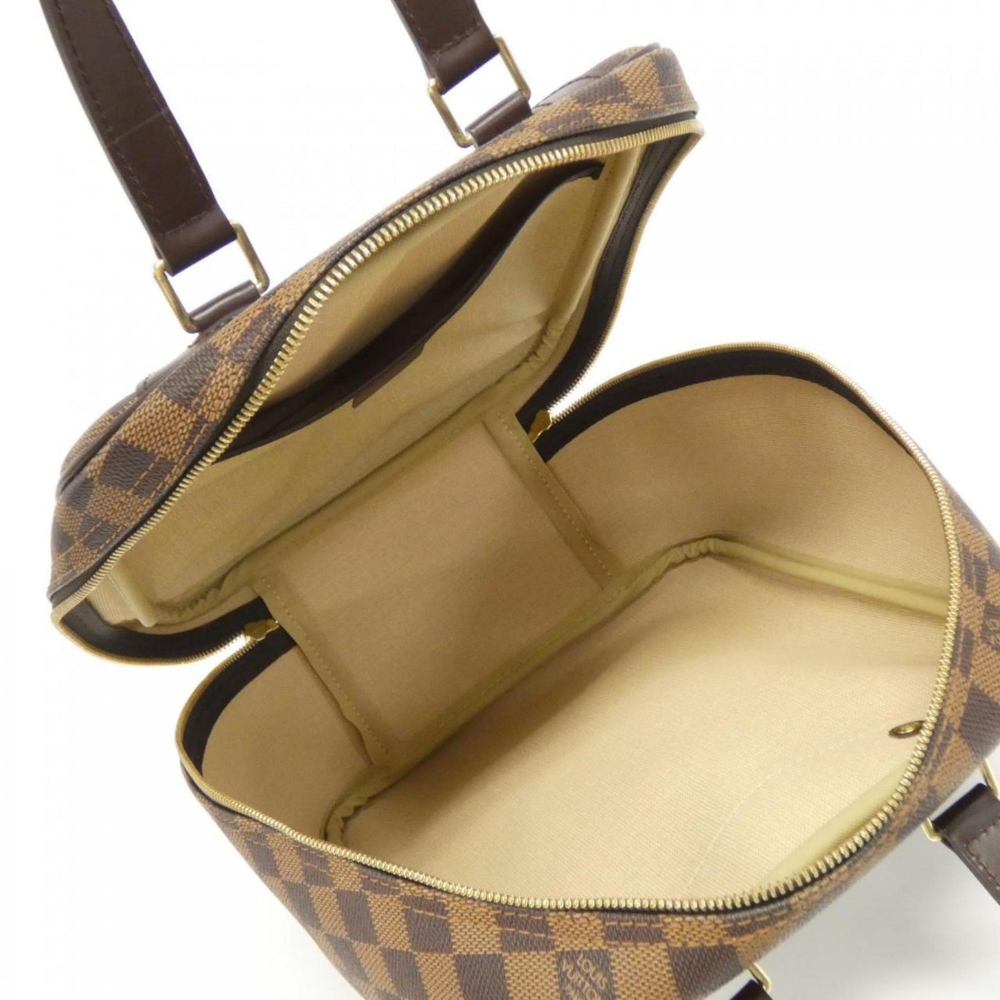 Louis Vuitton Coated Canvas Brown Handbags