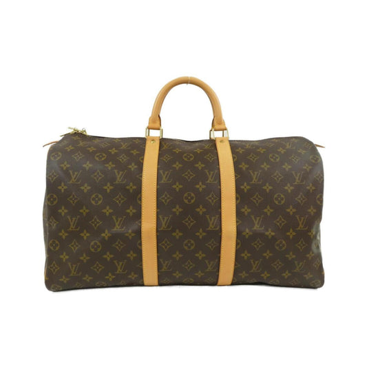 Louis Vuitton Coated Canvas Brown Travel Bags