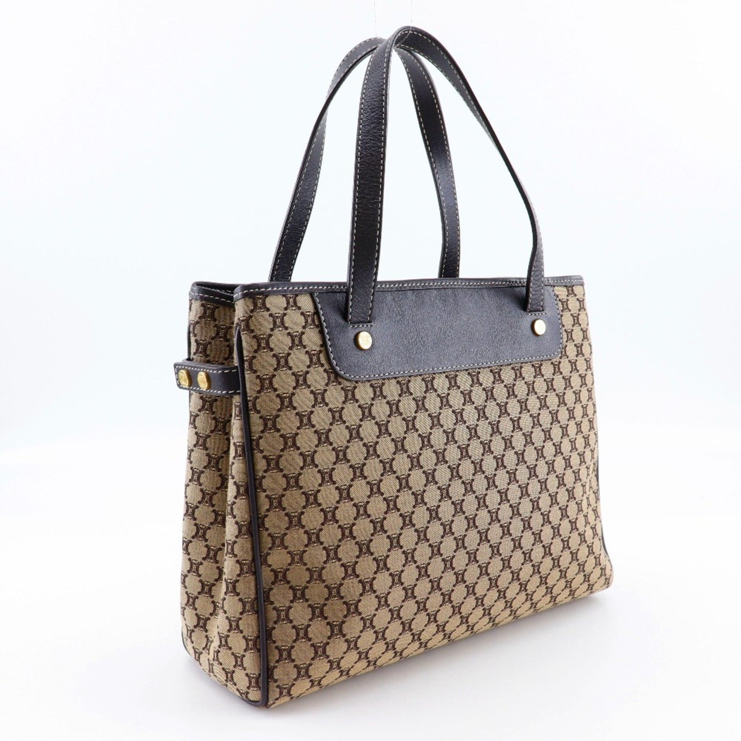 Celine Canvas Brown Handbags