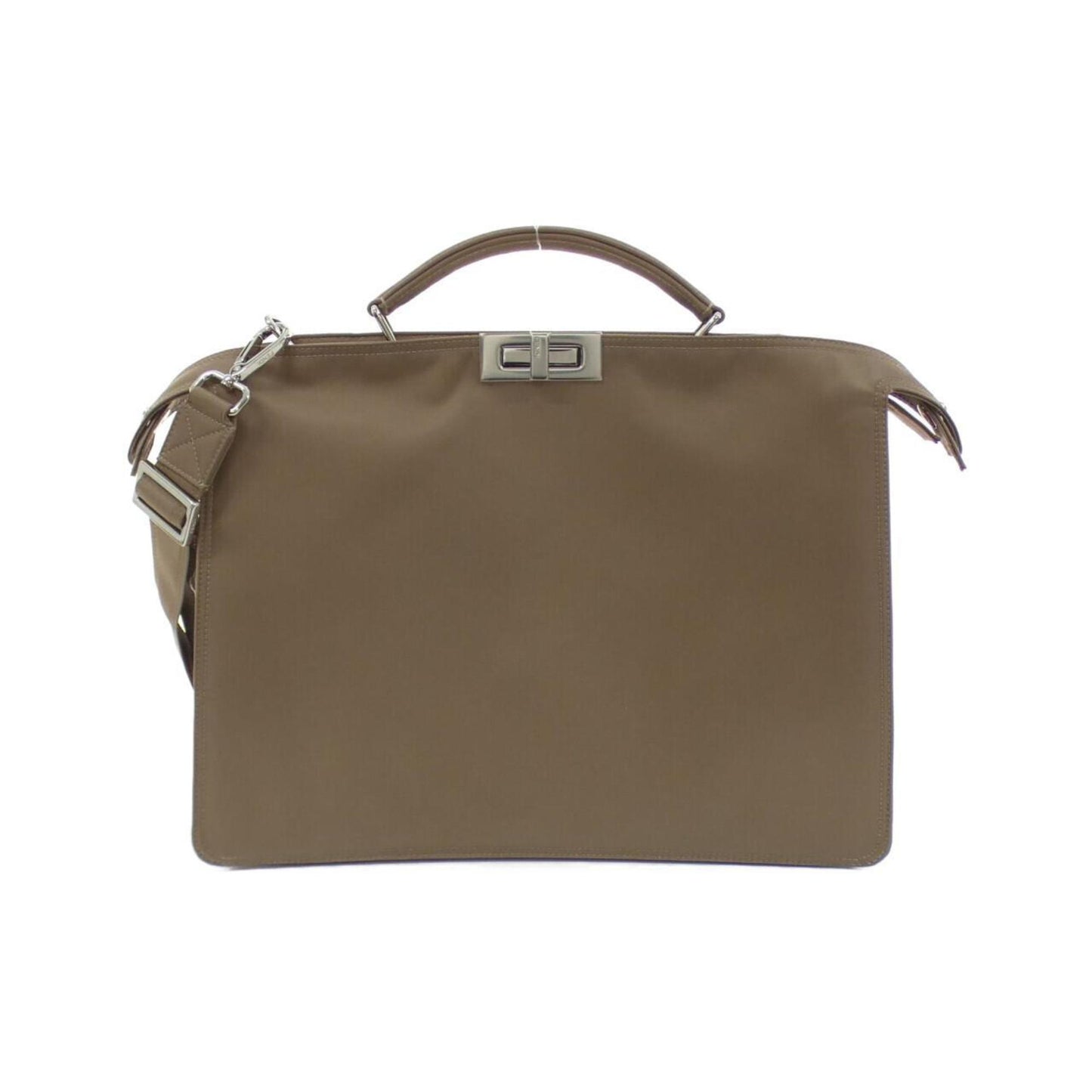 Fendi Nylon Brown Handbags