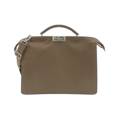Fendi Nylon Brown Handbags