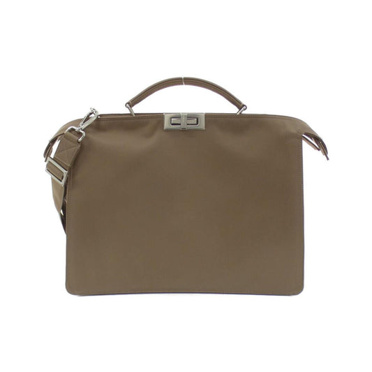 Fendi Nylon Brown Handbags