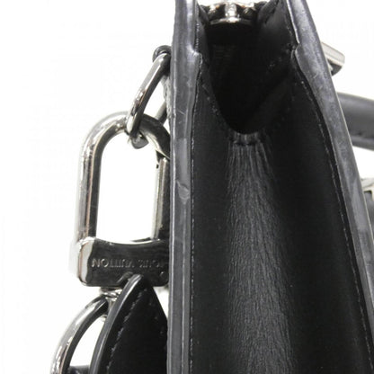 Louis Vuitton Coated Canvas Black Handbags