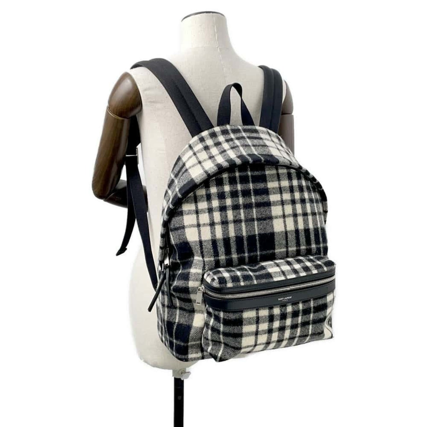 Saint Laurent Canvas Black Backpacks