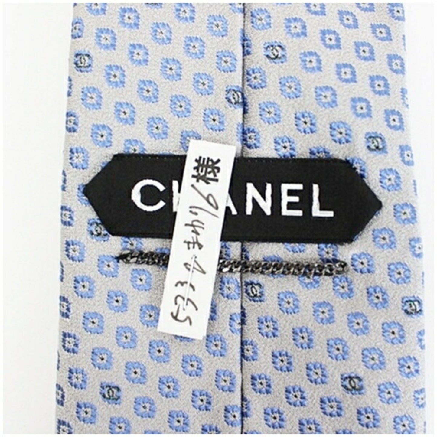 Chanel Silk Gray Ties