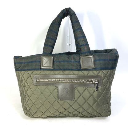 Chanel Nylon Green Shoulder Bags