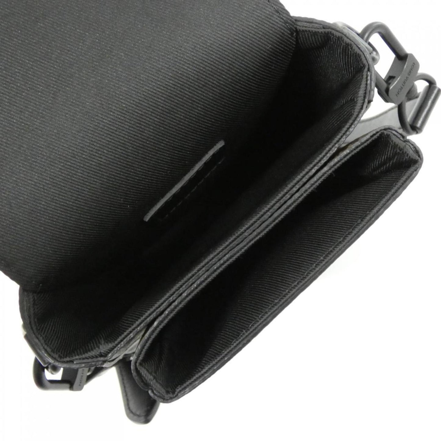 Louis Vuitton Coated Canvas Black Shoulder Bags