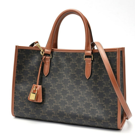 Celine Canvas Brown Tote Bags