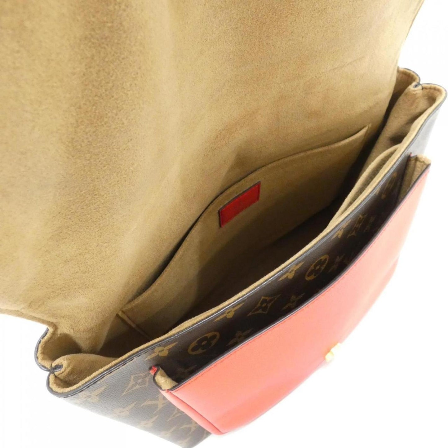 Louis Vuitton Coated Canvas Red Handbags