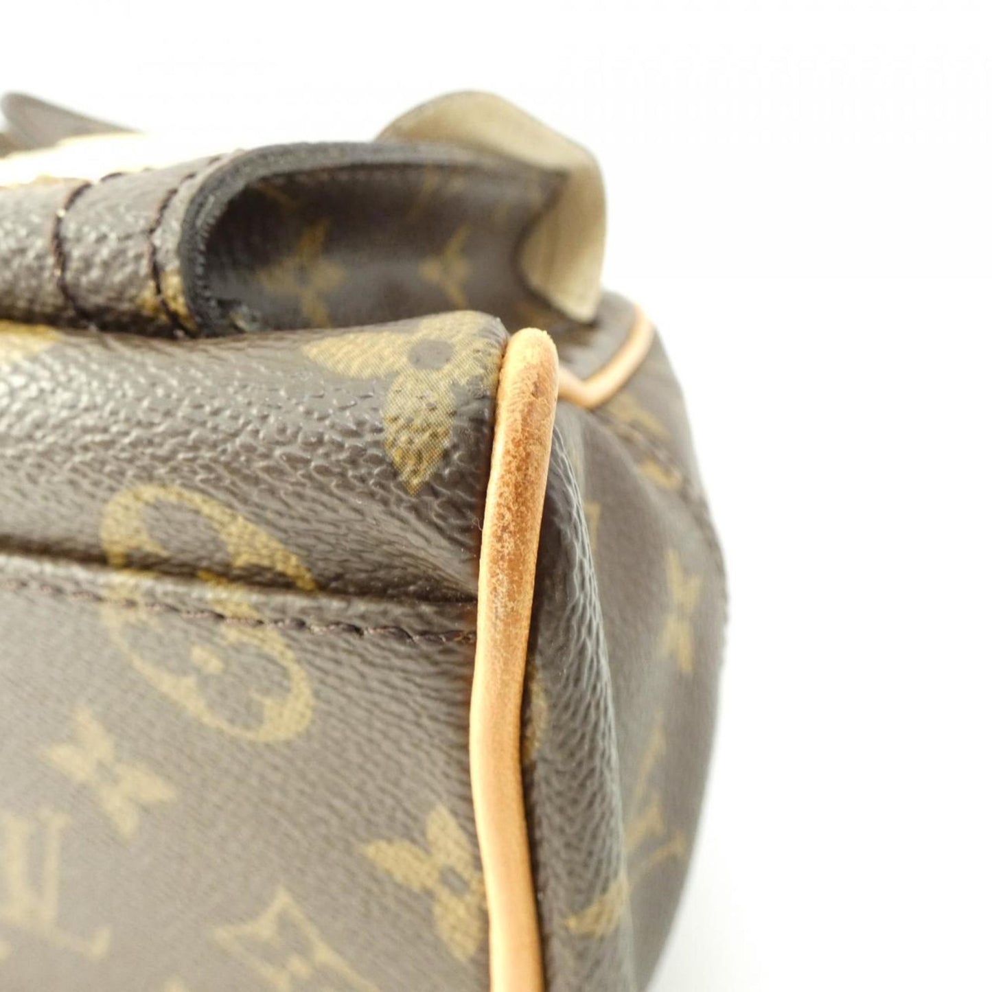 Louis Vuitton Coated Canvas Brown Handbags