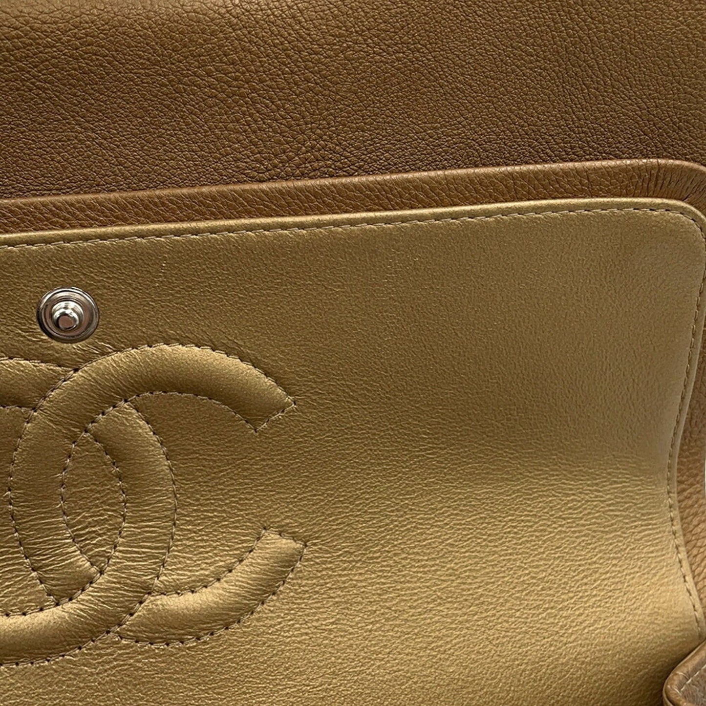 Chanel Calfskin Gold Shoulder Bags