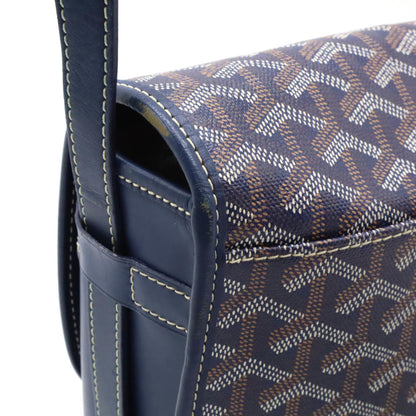 Goyard Coated Canvas Blue Shoulder Bags