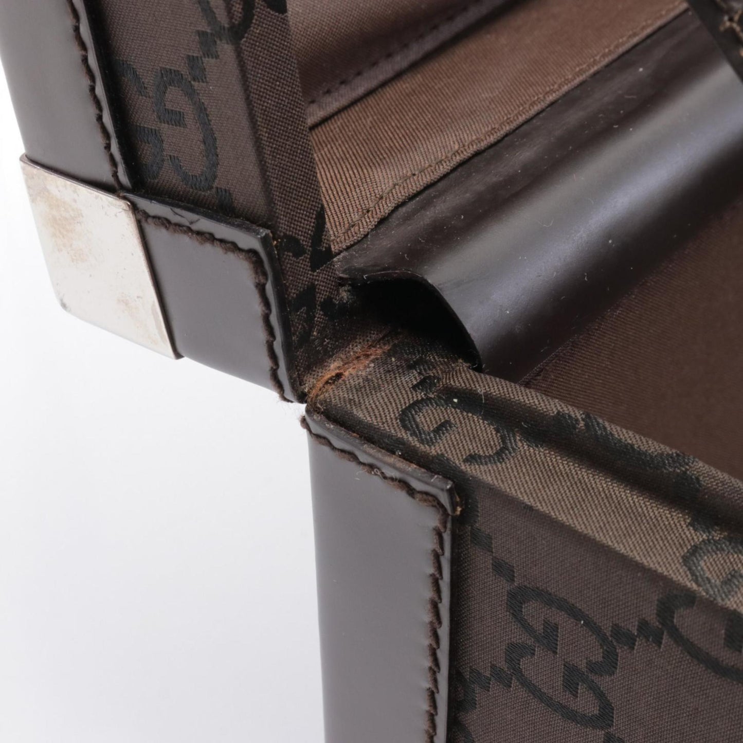 Gucci Canvas Brown Travel Bags