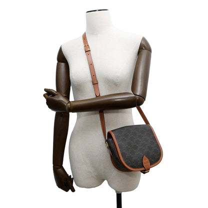 Celine Pvc Brown Shoulder Bags