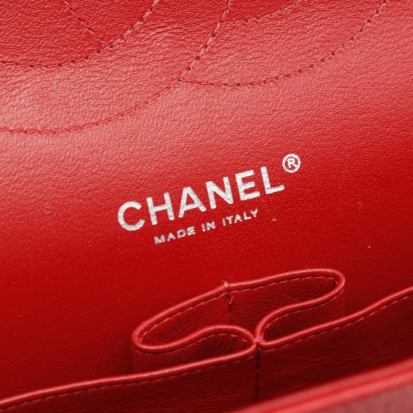 Chanel Calfskin Red Shoulder Bags