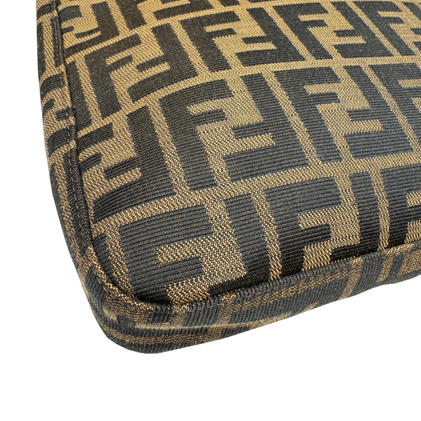 Fendi Canvas Brown Shoulder Bags