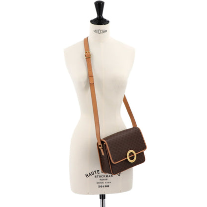Celine Pvc Brown Shoulder Bags