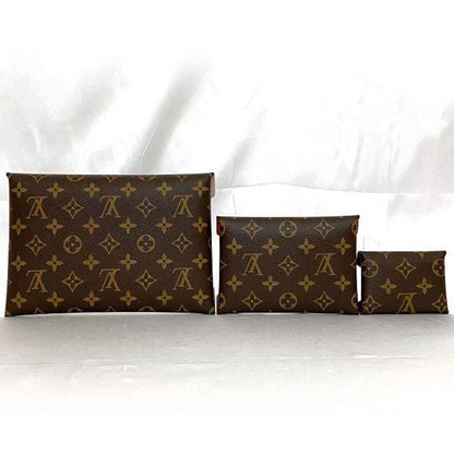 Louis Vuitton Monogram Canvas Red Clutch Bags