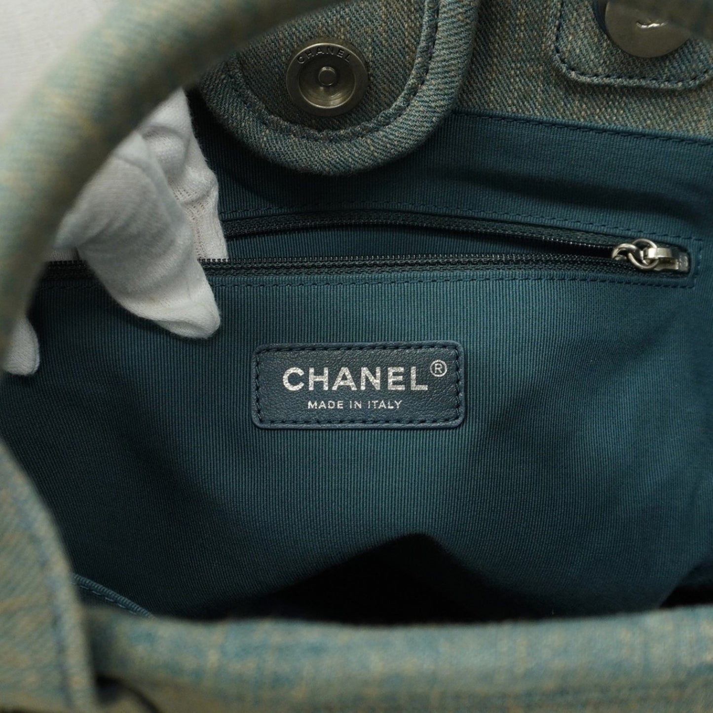 Chanel Denim Blue Tote Bags