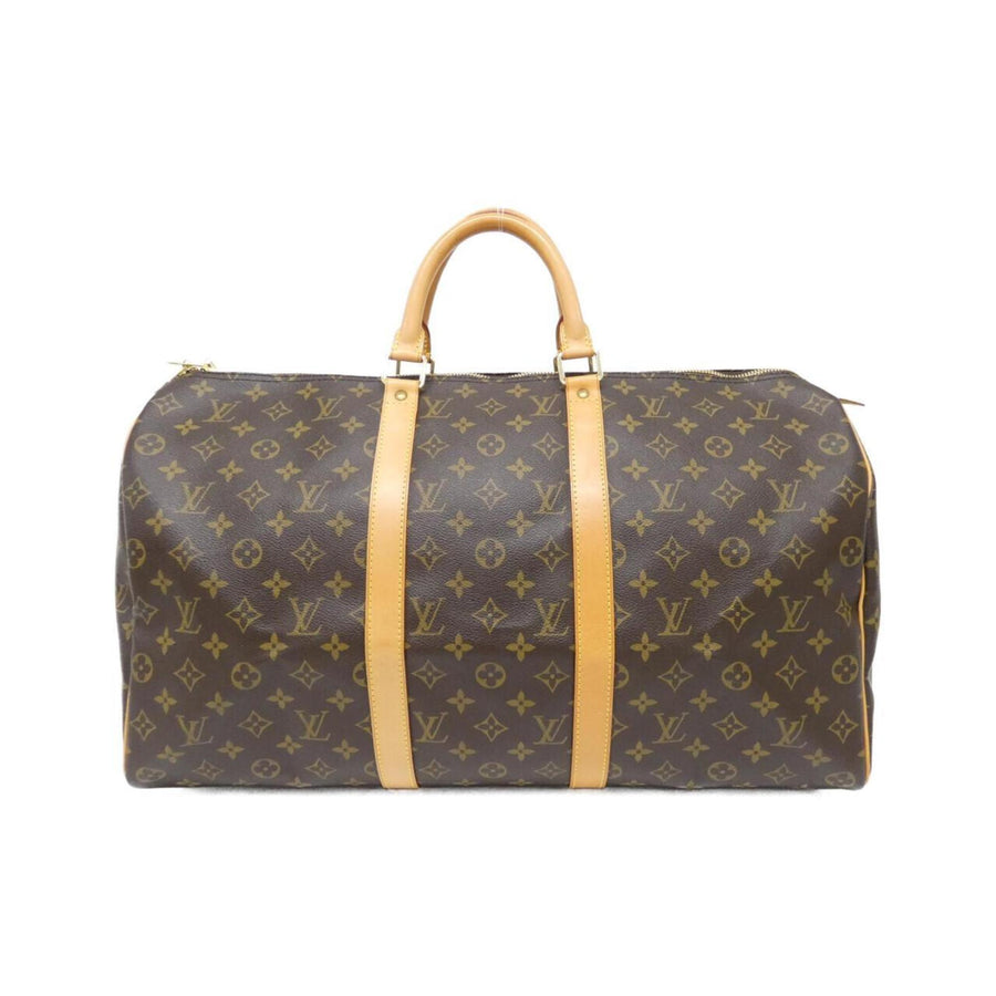 Louis Vuitton Coated Canvas Brown Travel Bags