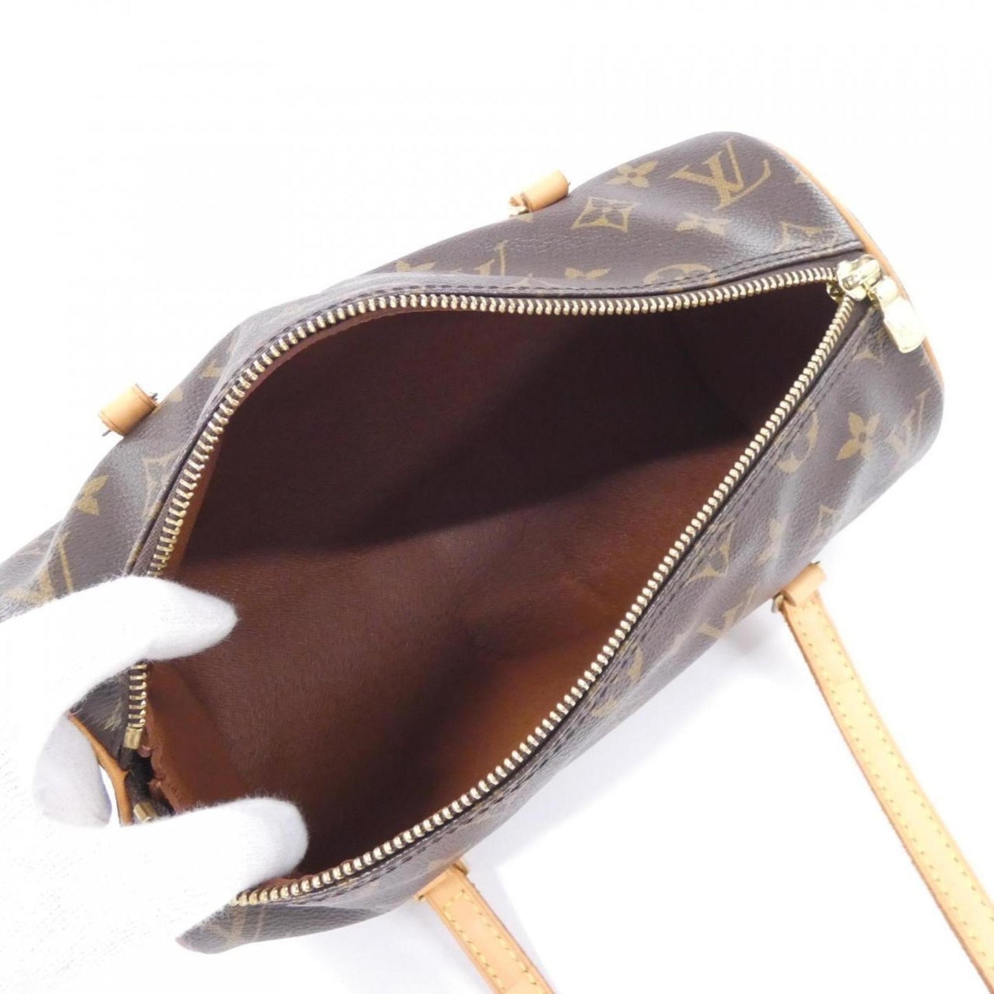 Louis Vuitton Coated Canvas Brown Handbags