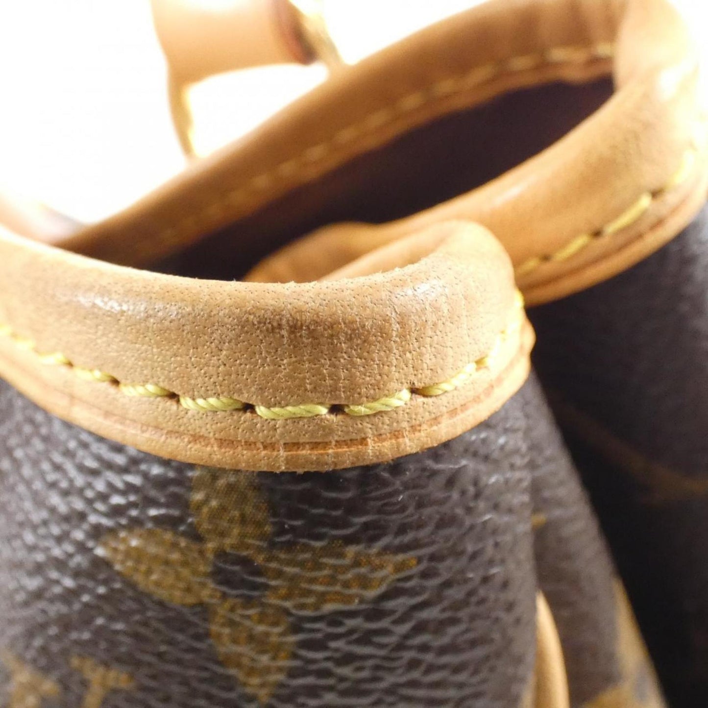 Louis Vuitton Coated Canvas Brown Handbags