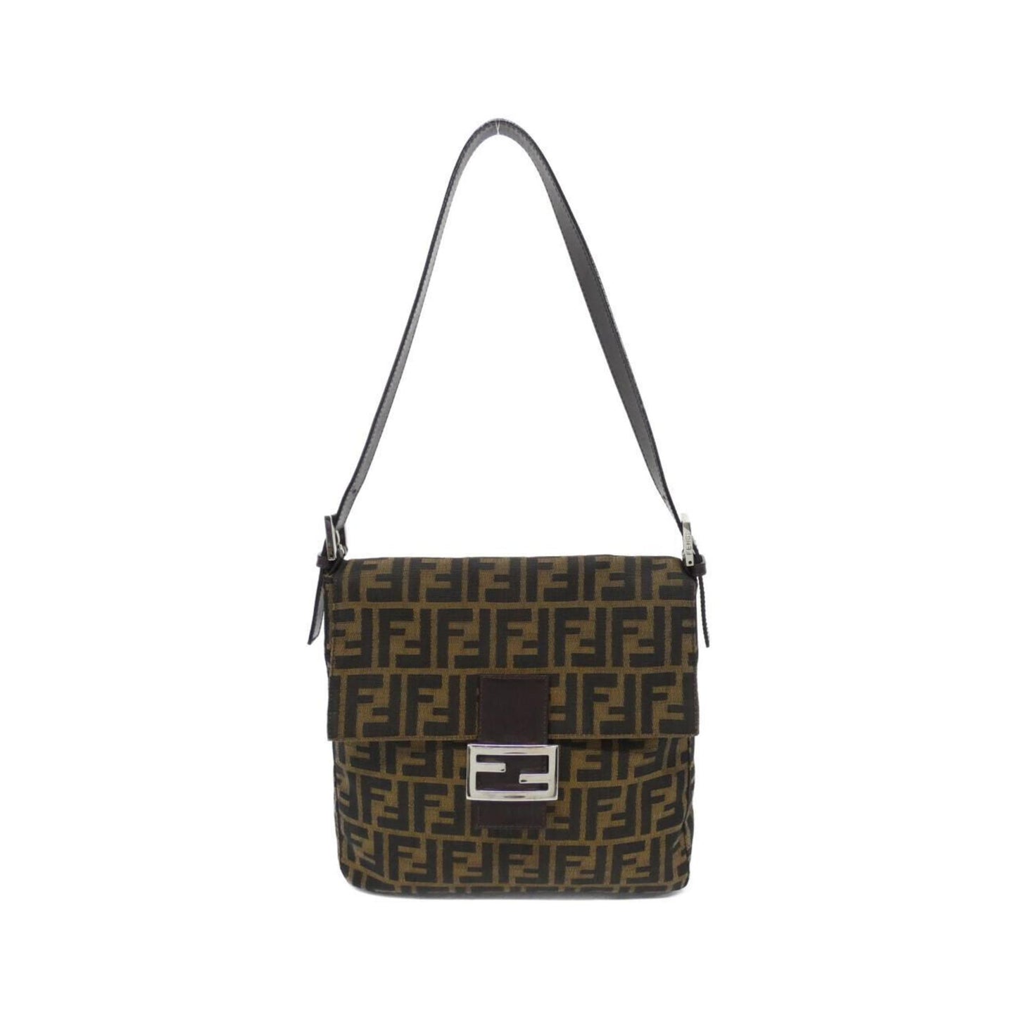 Fendi Canvas Brown Shoulder Bags