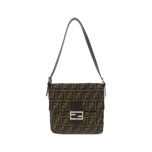 Fendi Canvas Brown Shoulder Bags