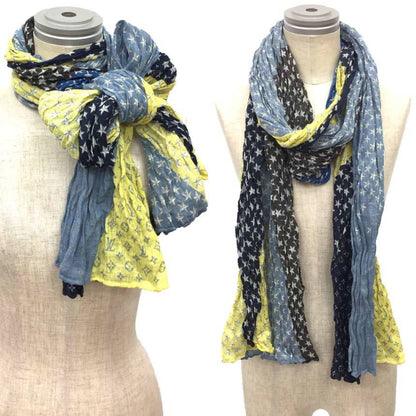 Louis Vuitton Linen Gray Scarves