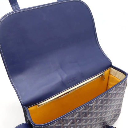 Goyard Coated Canvas Blue Shoulder Bags