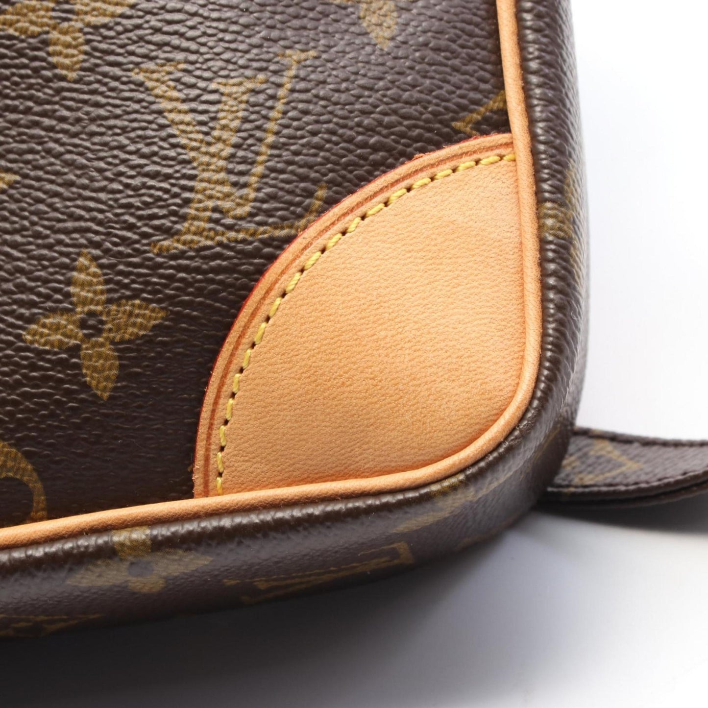 Louis Vuitton Coated Canvas Brown Shoulder Bags