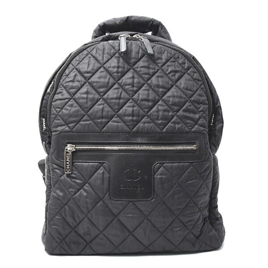 Chanel Nylon Black Backpacks
