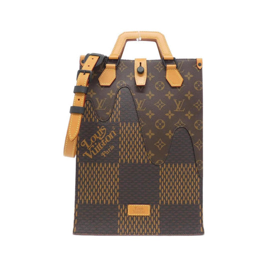 Louis Vuitton Coated Canvas Brown Handbags