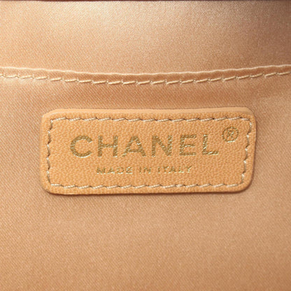 Chanel Patent Gold Shoulder Bags