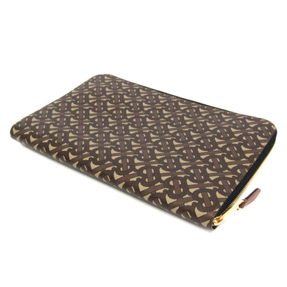 Burberry Pvc Brown Clutch Bags