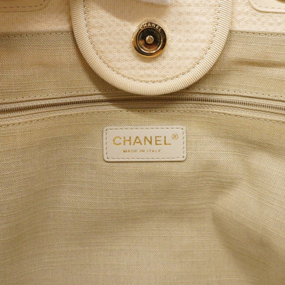 Chanel Canvas White Tote Bags