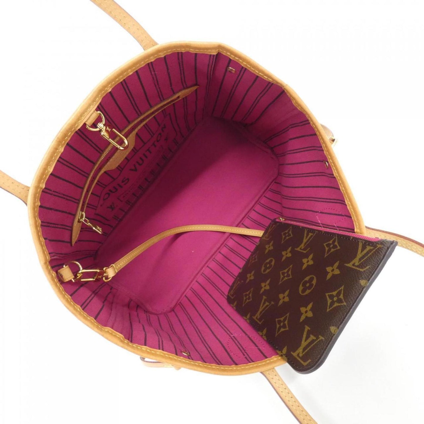 Louis Vuitton Coated Canvas Brown Handbags