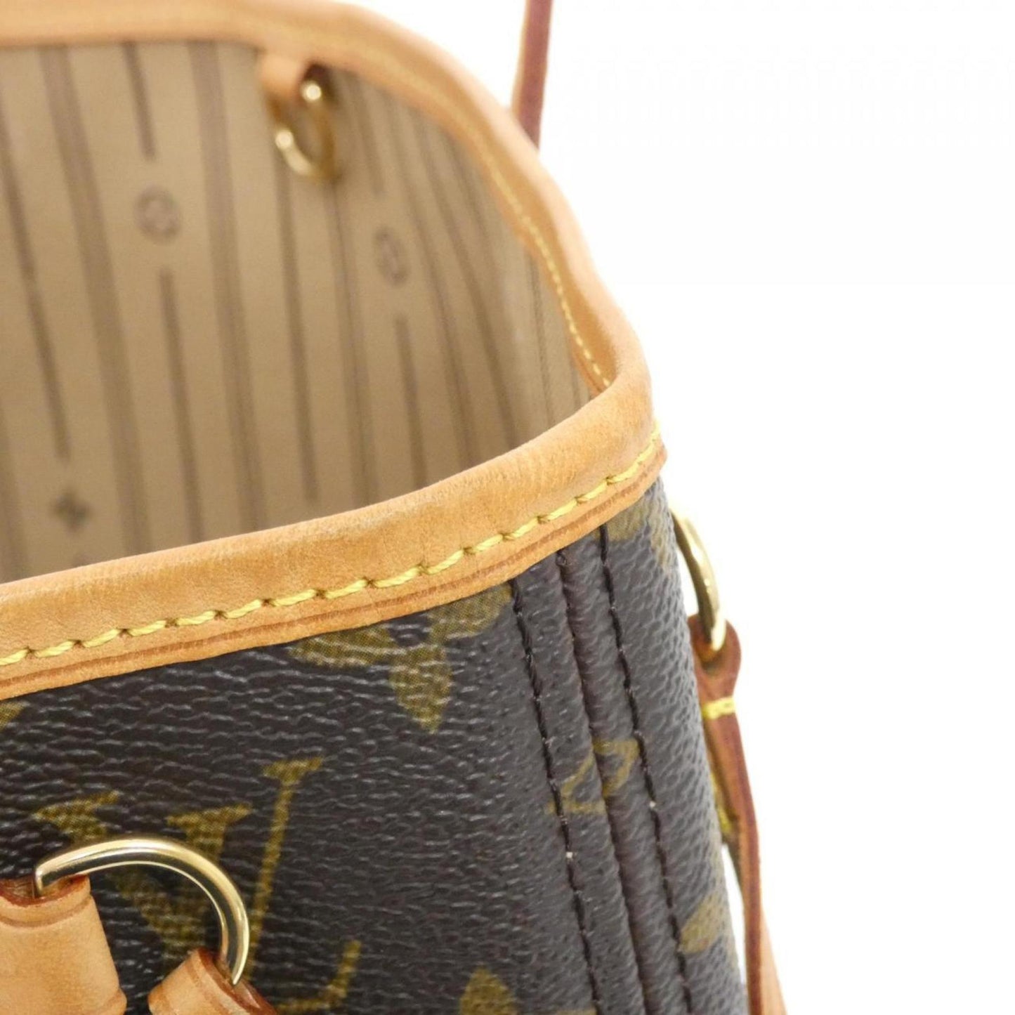 Louis Vuitton Coated Canvas Brown Handbags
