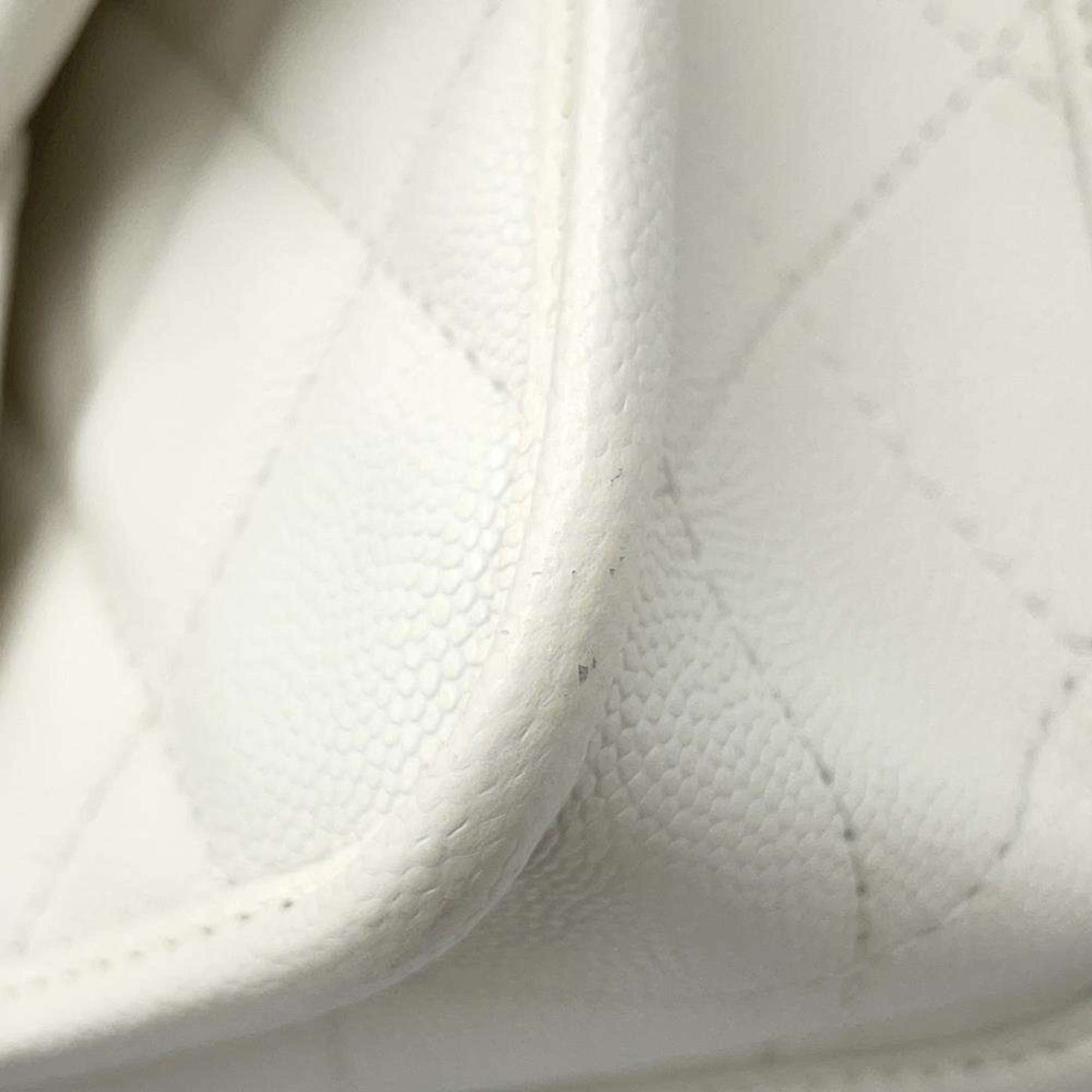 Chanel Calfskin White Shoulder Bags