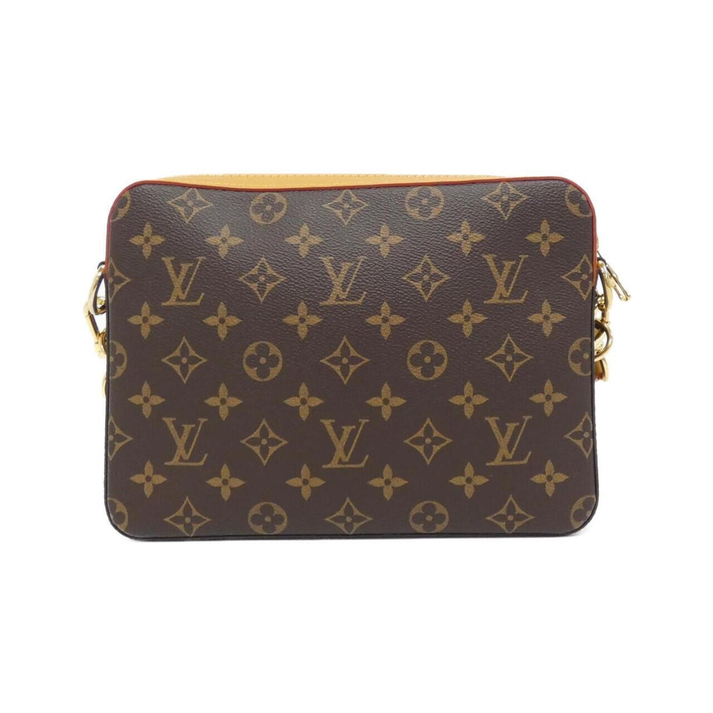 Louis Vuitton Coated Canvas Brown Shoulder Bags