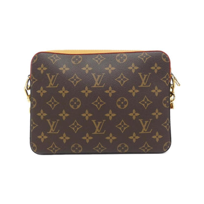 Louis Vuitton Coated Canvas Brown Shoulder Bags