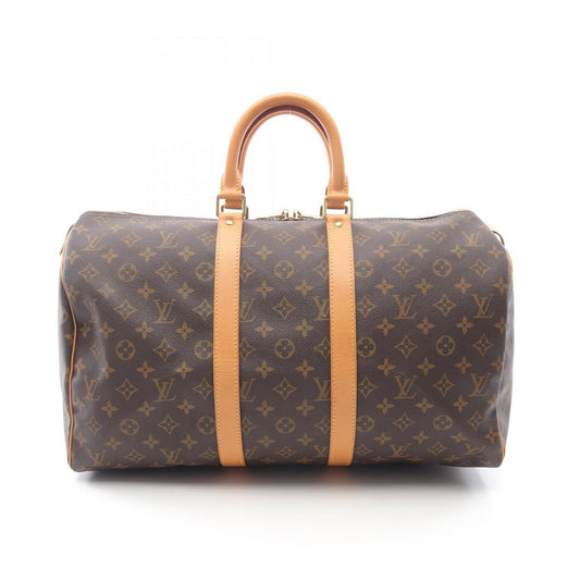 Louis Vuitton Coated Canvas Brown Travel Bags