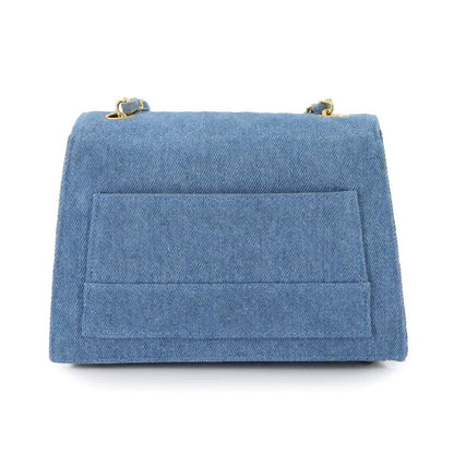 Chanel Denim Blue Shoulder Bags