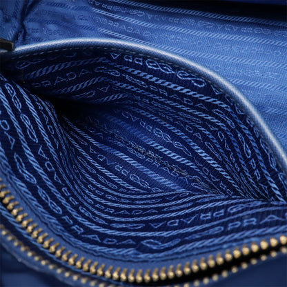 Prada Nylon Blue Handbags