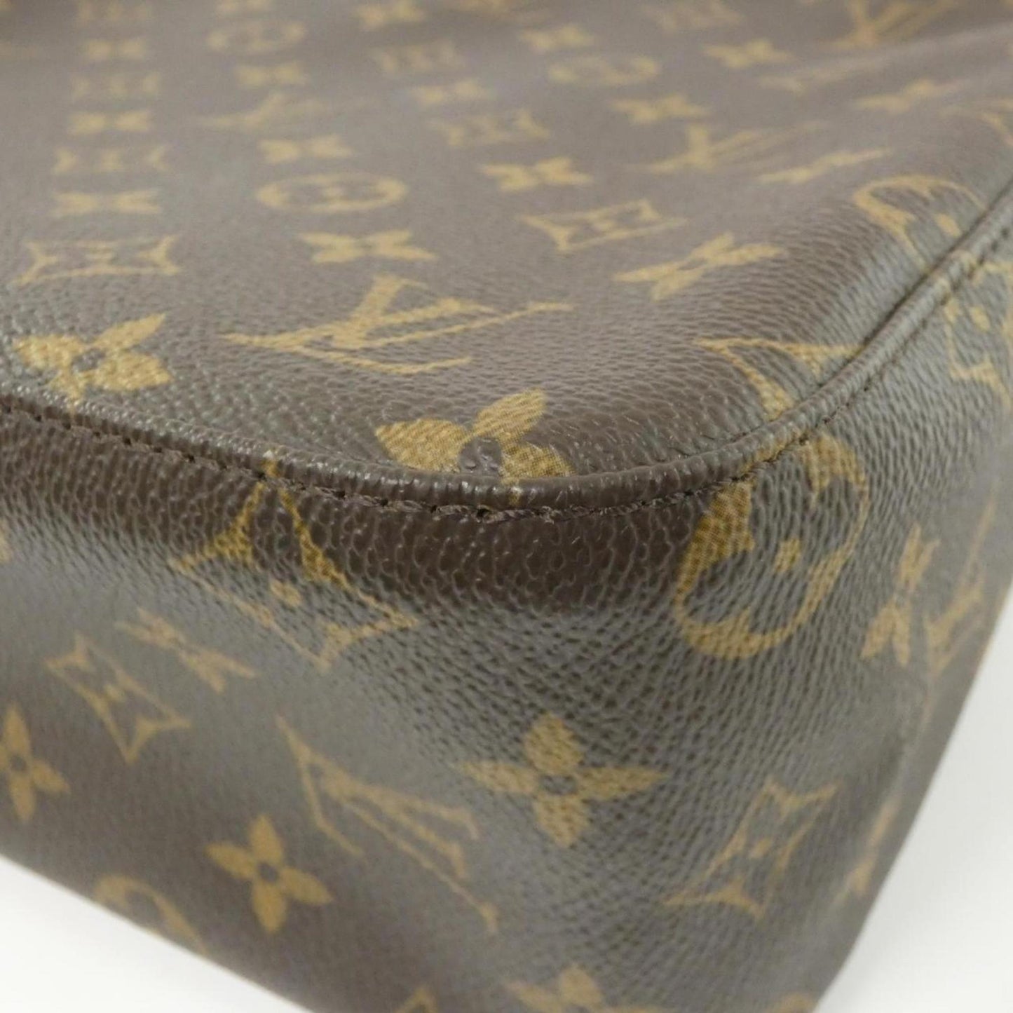 Louis Vuitton Coated Canvas Brown Shoulder Bags