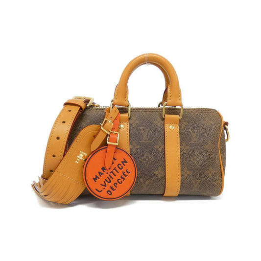 Louis Vuitton Coated Canvas Brown Travel Bags