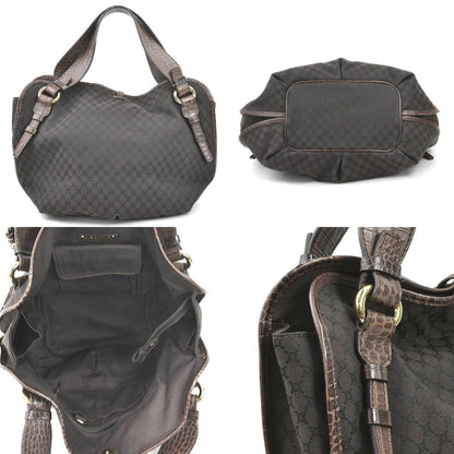 Celine Canvas Brown Handbags