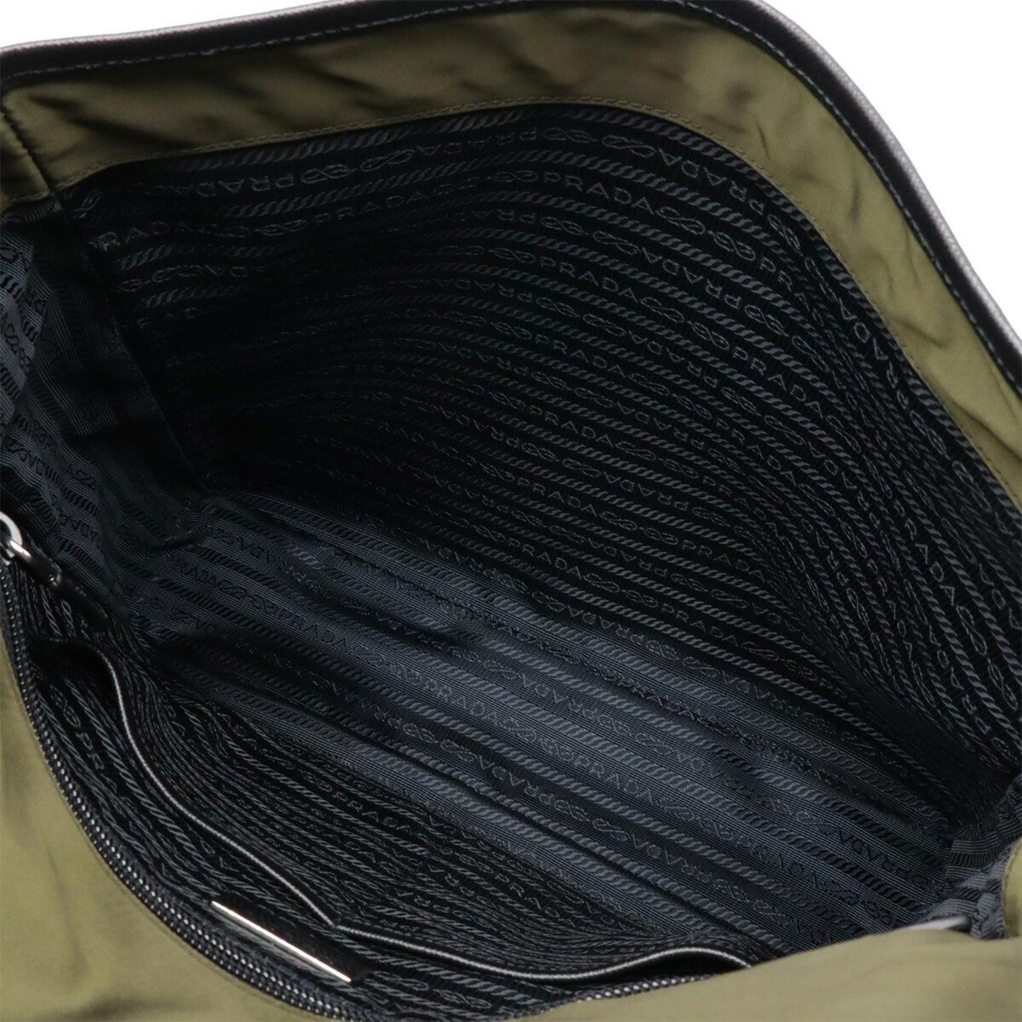 Prada Nylon Green Shoulder Bags